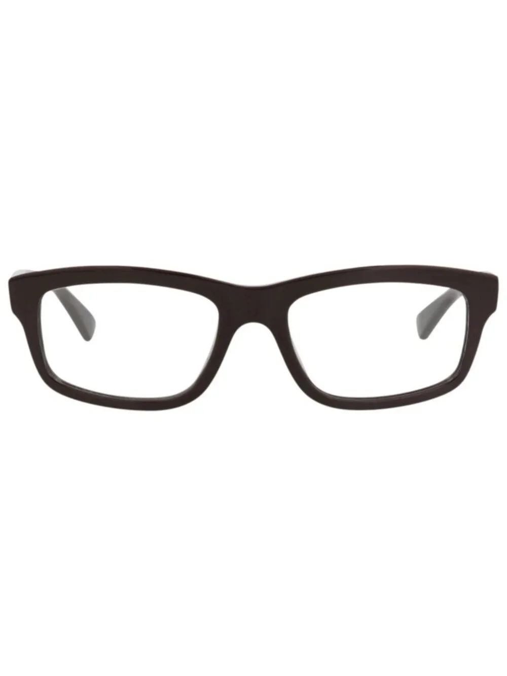 New Bottega Veneta Women's Eyeglasses Square Rectangle Acetate Frame Mens Brown